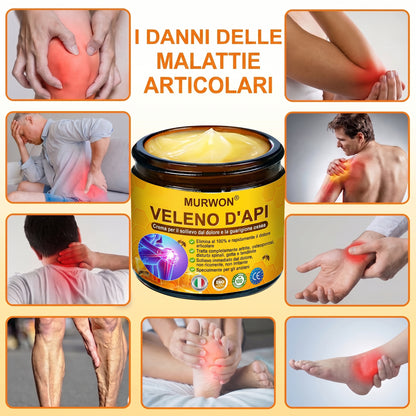 Sconto del 30% 🎁🎁 | Crema 𝐌𝐔𝐑𝐖𝐎𝐍® al veleno d’api per alleviare il dolore e favorire la rigenerazione ossea ✨✨✨ (Specialmente per gli anziani)