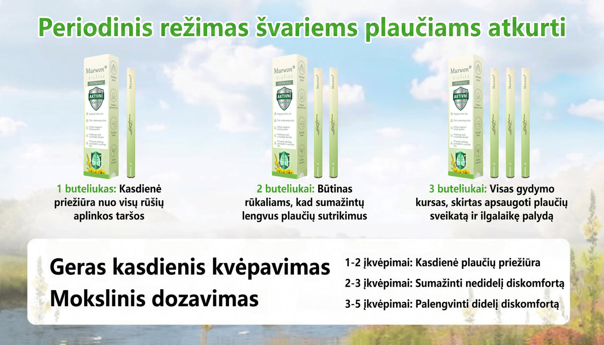 🇱🇹 Aukštos kokybės lietuviškas produktas, pristatymas visoje šalyje 🥇 Murwon® vaistažolių plaučių valymo inhaliatorius 🍇(👨‍⚕️ Pagalba kosulio, uždegimo, dusulio, skrepliavimo, nosies užgulimo, bronchito, alergijų ir plaučių problemų atveju) ❤️