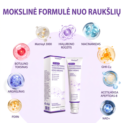 Ekspertų rekomenduojama🥦 |🌥️Vitalisys® PDRN“daugiapeptidis masažuojamasis kūno kremas – Anti-senėjimo, drėkinamasis,stangrinamasis,odą regeneruojantis,sulyginantis,spuogų ir dėmių šalinimo,karpų ir apgamų šalinimo, psoriazės palengvinimo priemonė.💙