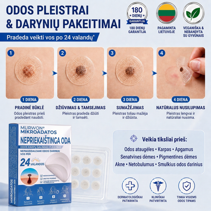 👩‍⚕️💯 Oficiální obchod | MURWON® 🌥️ Mikrojehličková náplast pro odstranění kožních nedokonalostí (Pro kožní výrůstky, drobné kožní útvary, bradavice, mateřská znaménka, stařecké skvrny a pigmentové nepravidelnosti.)🐮