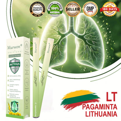 🇱🇹 Aukštos kokybės lietuviškas produktas, pristatymas visoje šalyje 🥇 Murwon® vaistažolių plaučių valymo inhaliatorius 🍇(👨‍⚕️ Pagalba kosulio, uždegimo, dusulio, skrepliavimo, nosies užgulimo, bronchito, alergijų ir plaučių problemų atveju) ❤️