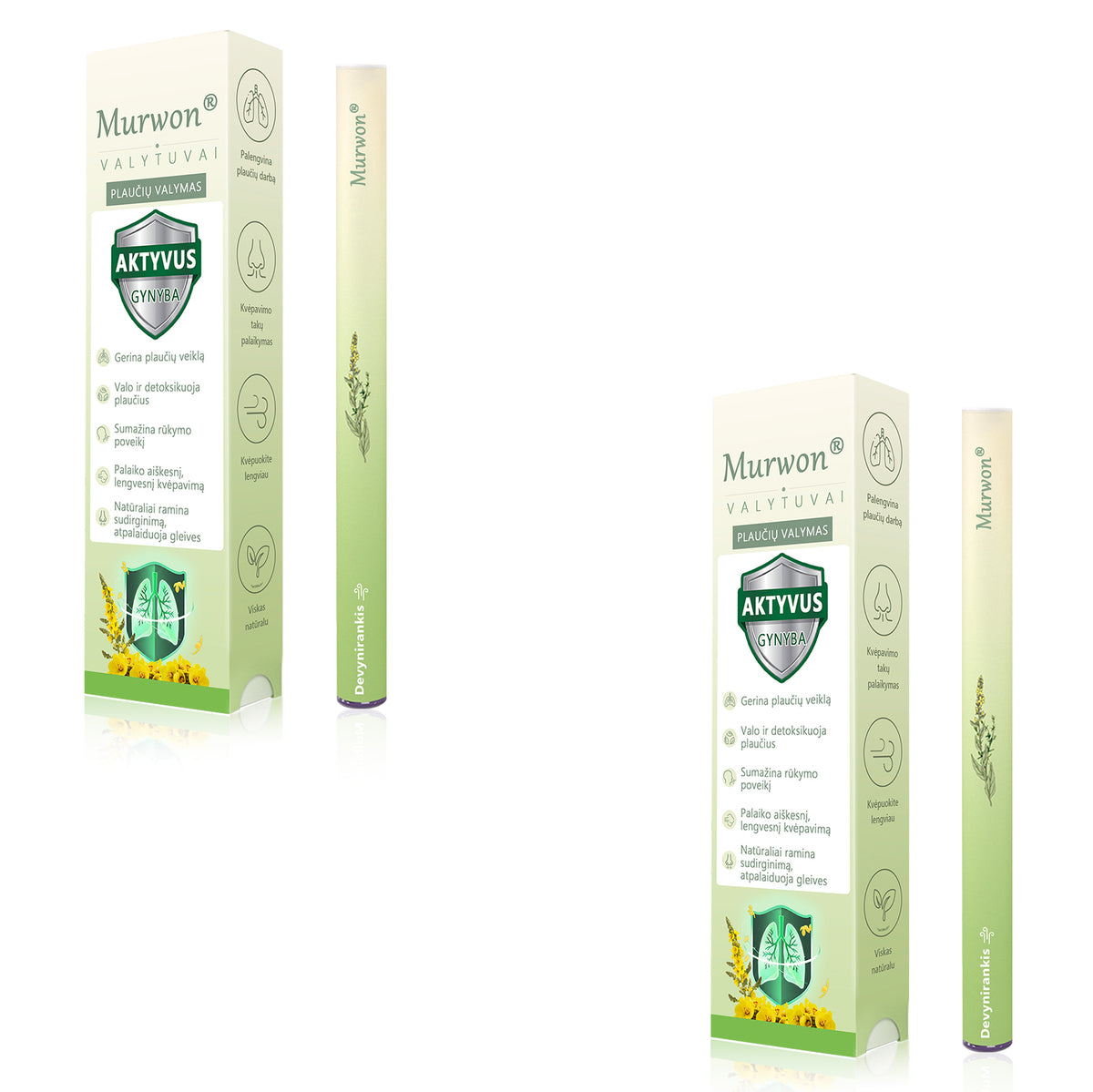 🇱🇹 Aukštos kokybės lietuviškas produktas, pristatymas visoje šalyje 🥇 Murwon® vaistažolių plaučių valymo inhaliatorius 🍇(👨‍⚕️ Pagalba kosulio, uždegimo, dusulio, skrepliavimo, nosies užgulimo, bronchito, alergijų ir plaučių problemų atveju) ❤️