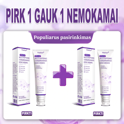 Ekspertų rekomenduojama🥦 |🌥️Vitalisys® PDRN“daugiapeptidis masažuojamasis kūno kremas – Anti-senėjimo, drėkinamasis,stangrinamasis,odą regeneruojantis,sulyginantis,spuogų ir dėmių šalinimo,karpų ir apgamų šalinimo, psoriazės palengvinimo priemonė.💙