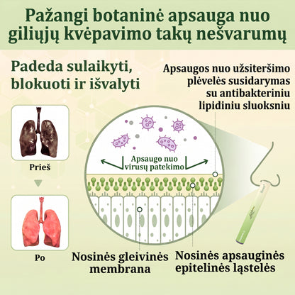 🇱🇹 Aukštos kokybės lietuviškas produktas, pristatymas visoje šalyje 🥇 Murwon® vaistažolių plaučių valymo inhaliatorius 🍇(👨‍⚕️ Pagalba kosulio, uždegimo, dusulio, skrepliavimo, nosies užgulimo, bronchito, alergijų ir plaučių problemų atveju) ❤️