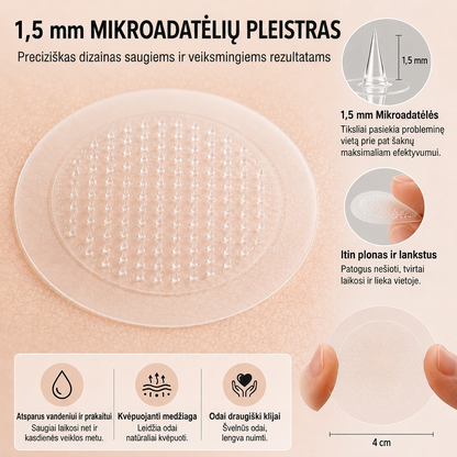 👩‍⚕️💯 Oficiální obchod | MURWON® 🌥️ Mikrojehličková náplast pro odstranění kožních nedokonalostí (Pro kožní výrůstky, drobné kožní útvary, bradavice, mateřská znaménka, stařecké skvrny a pigmentové nepravidelnosti.)🐮